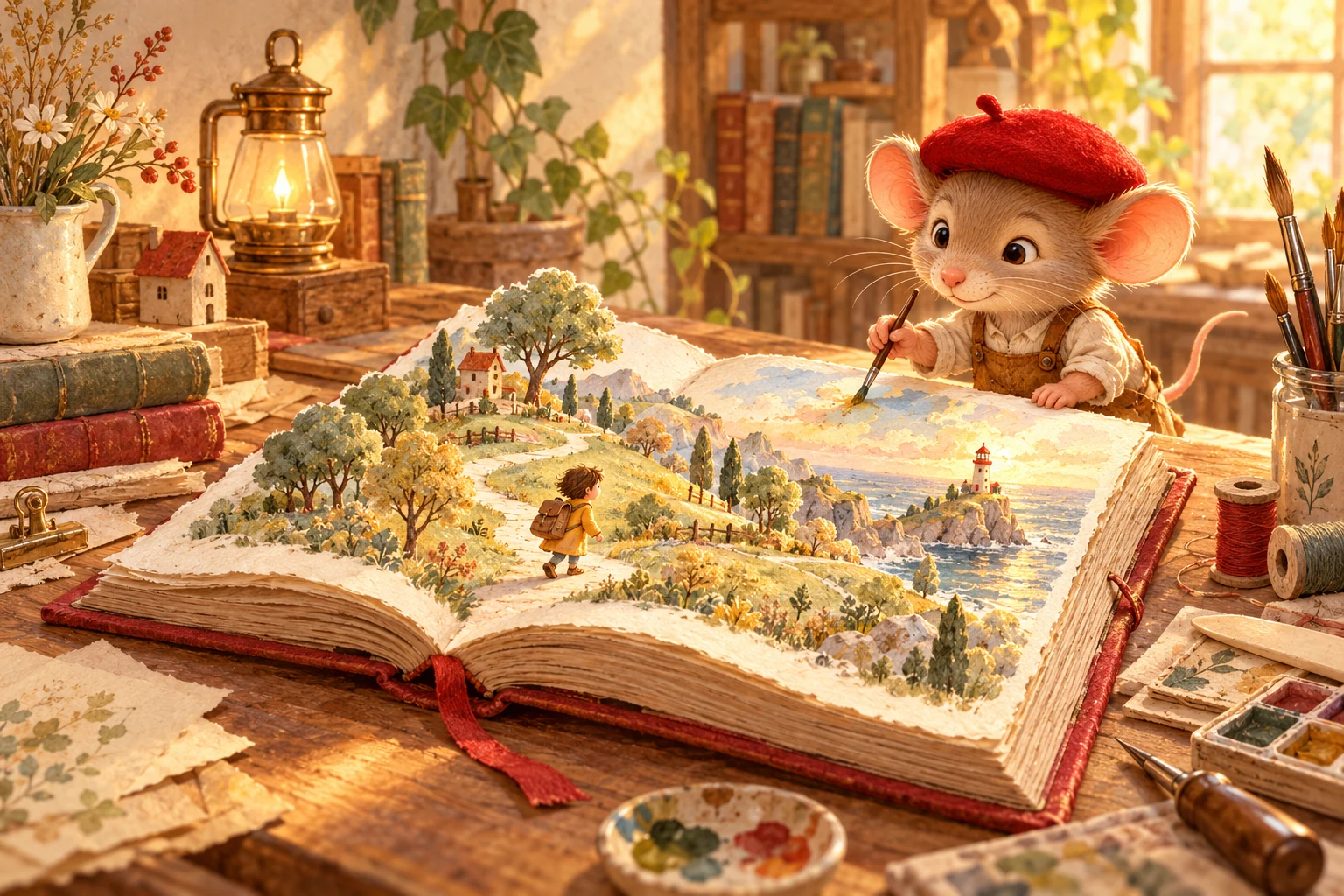 Сказочная книжная мастерская мышонка Пончика